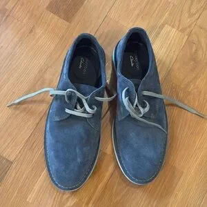 Clarks | Shoes | Clarks Blue And White Oxfords With Casual  display picture 2
